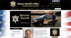 Desktop Screenshot of bossiersheriff.com